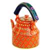 Hand Painted Designer Aluminium Kettle for Tea/Coffee, Home Décor& Gift Purpose. Capacity 1 L,