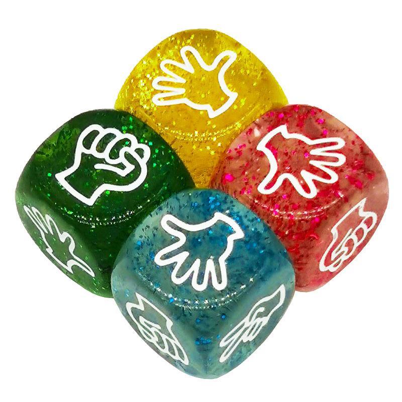 Funny Interactive Party Dice Game Creative Rock Paper Scissors Finger Guessing Board Toy for Kids Adult Holiday Gifts