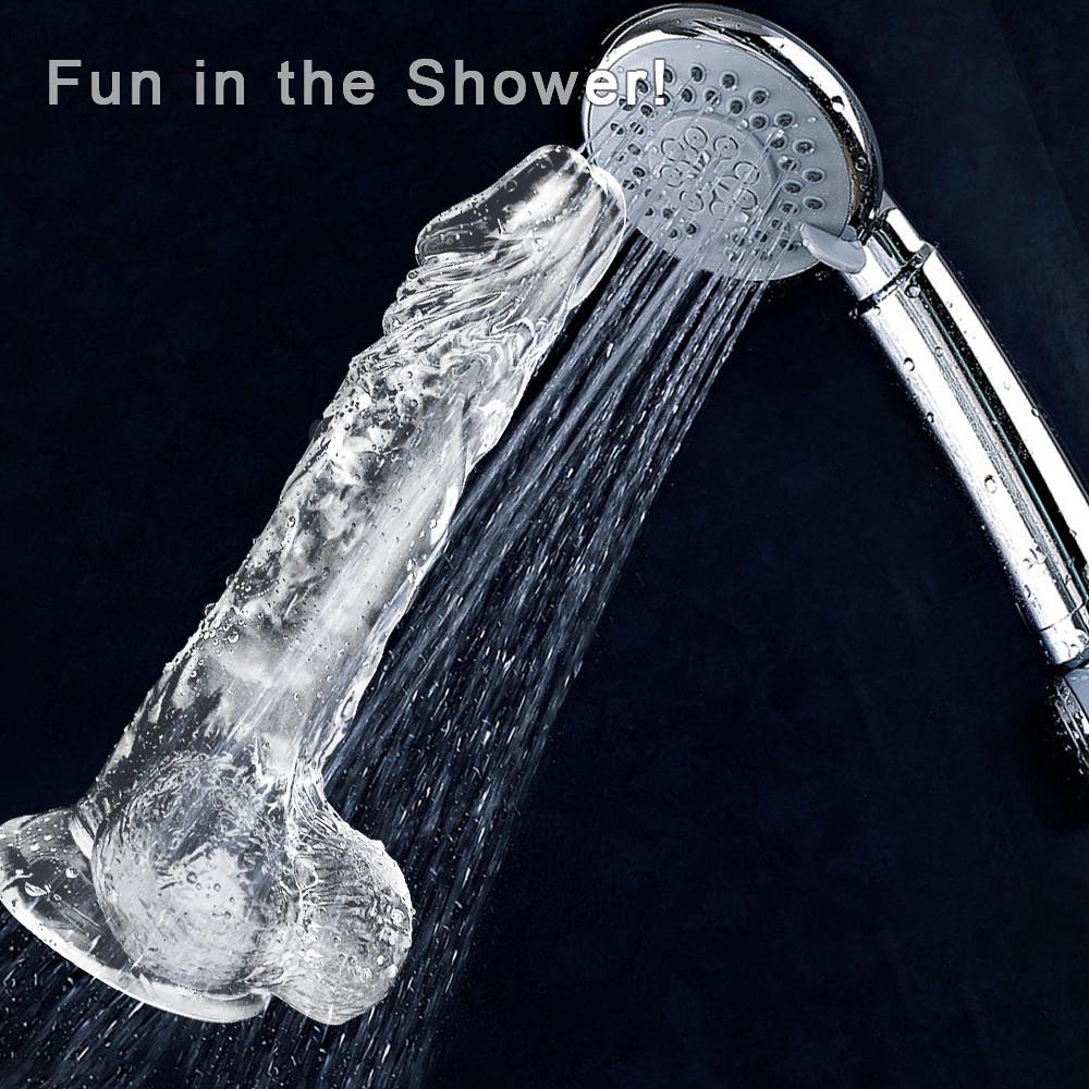 Großer Dildo, realistischer Schwanz, weicher PVC-Penis, Strapon, Saugnapf, Analsexspielzeug für Erwachsene für Frauen, Masturbation, Phallus-Dildos