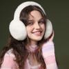 Winter Imitation Rabbit Fur Earmuffs Girls Cute Solid Color Warm Earmuffs Outdoor Ear Warmer Foldable Soft Furry Ear Covers