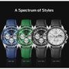 POEDAGAR Original Fashion Men Clock Luminous Waterproof Chronograph Date Man Wristwatch Leather Quartz Sport Men's Watches