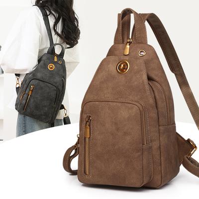 Bolsa de Peito Feminina Leve Impermeável Mochila Multifuncional Bolsa de Viagem