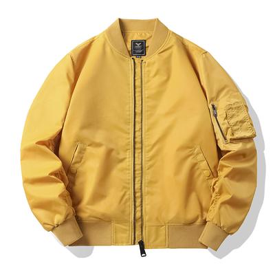 Casacos de outono e inverno Jaqueta bomber Jaqueta de voo masculina