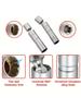 Zündkerzennuss-Adapter 14mm 16mm Kardangelenk mit magnetischer flexibler dünnwandiger 3/8"-Antrieb Autowartungswerkzeug
