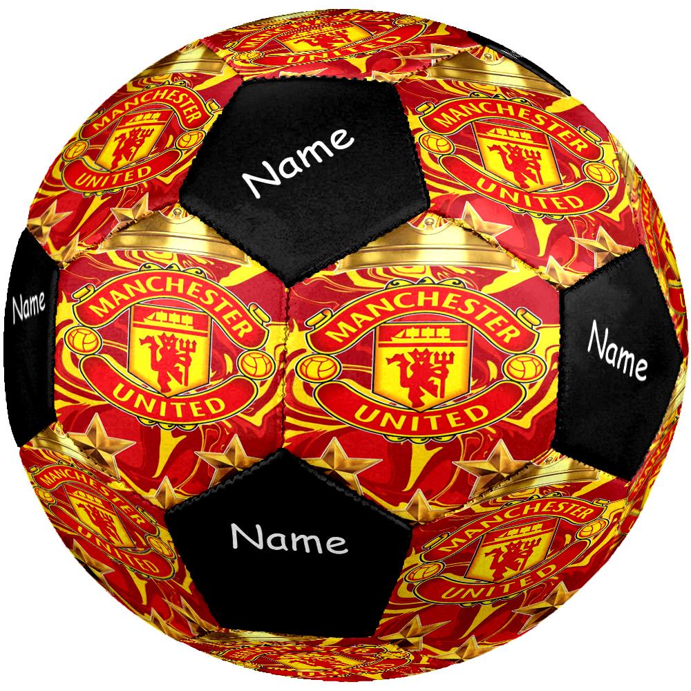 Custom Name Manchester United Theme Size 5 Soccer Ball, Suitable for Both Indoor and Outdoor Matches, a Gift Suitable for Everyone.
