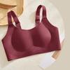 Invisible Bra Women's Jelly Soft Support Underwear Thin Large-sized Full-cup Bra Push Up Bra