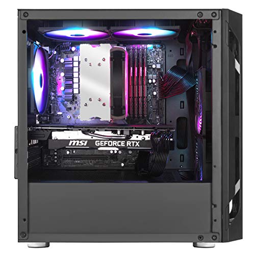 Silver Stone FARA Serie Tempered Glass Mid-Tower Micro-ATX Gehäuse SST-FAH1MB-G