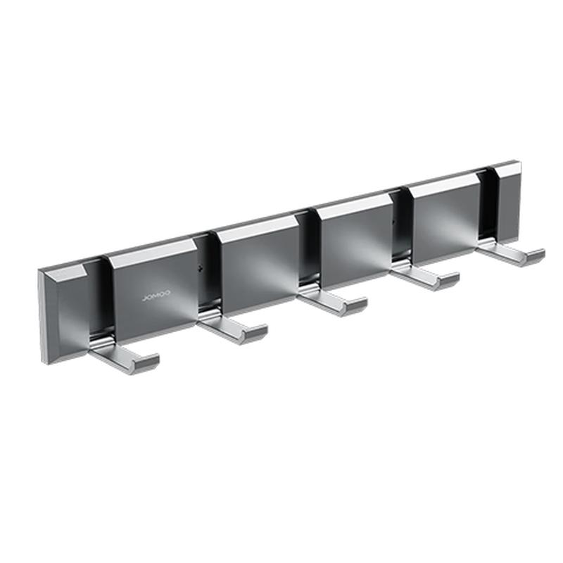 JOMOO Adhesive Aluminum Wall Hook Rack