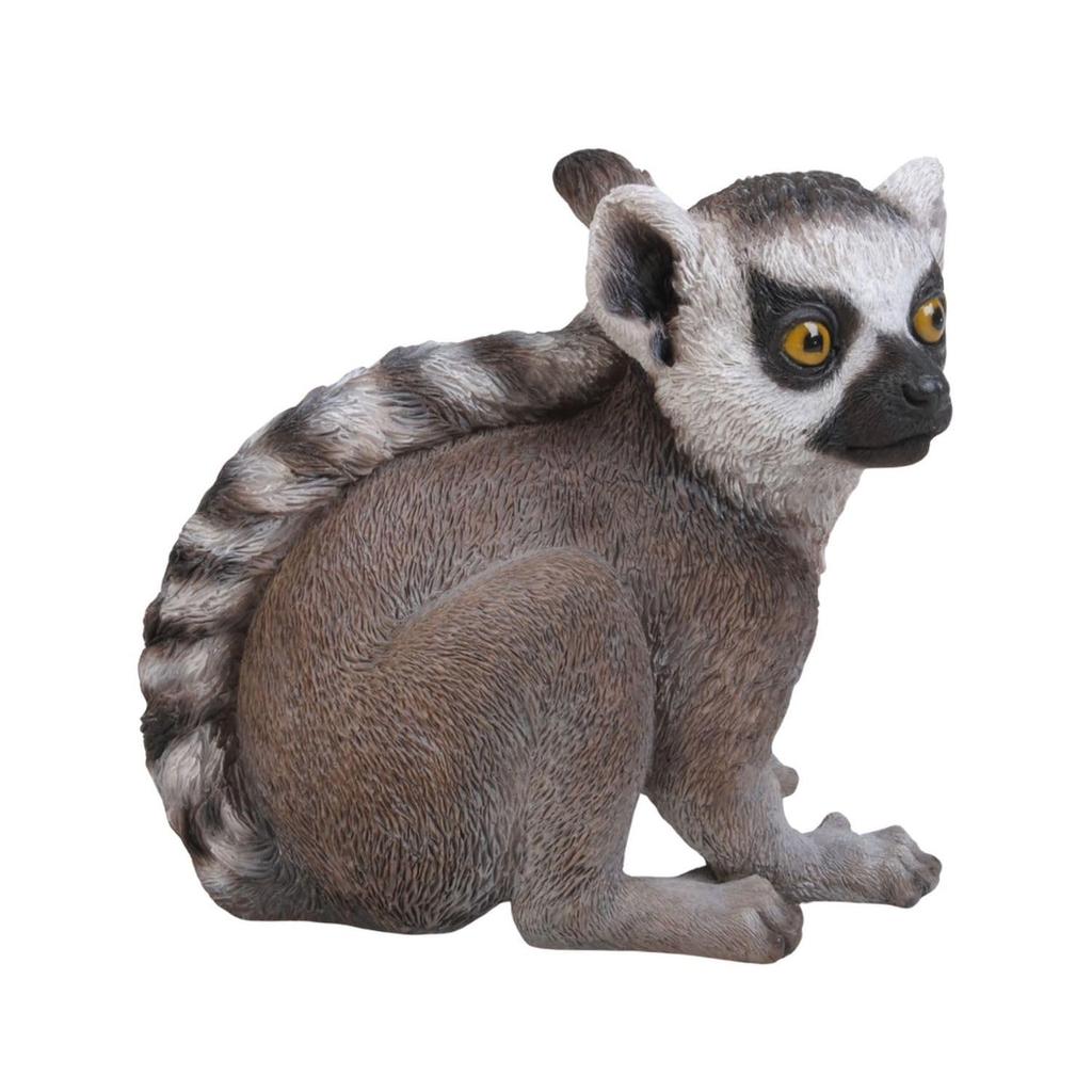 Ubia Baby Lemur x x 14cm Doll Figurine Ornament Animal Garden Decor Monkey H14141 15.7 10.5