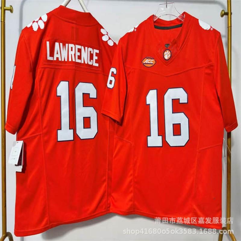 Clemson Tigers College Football Jersey Cotton Embroidered NCAA Team Apparel Men