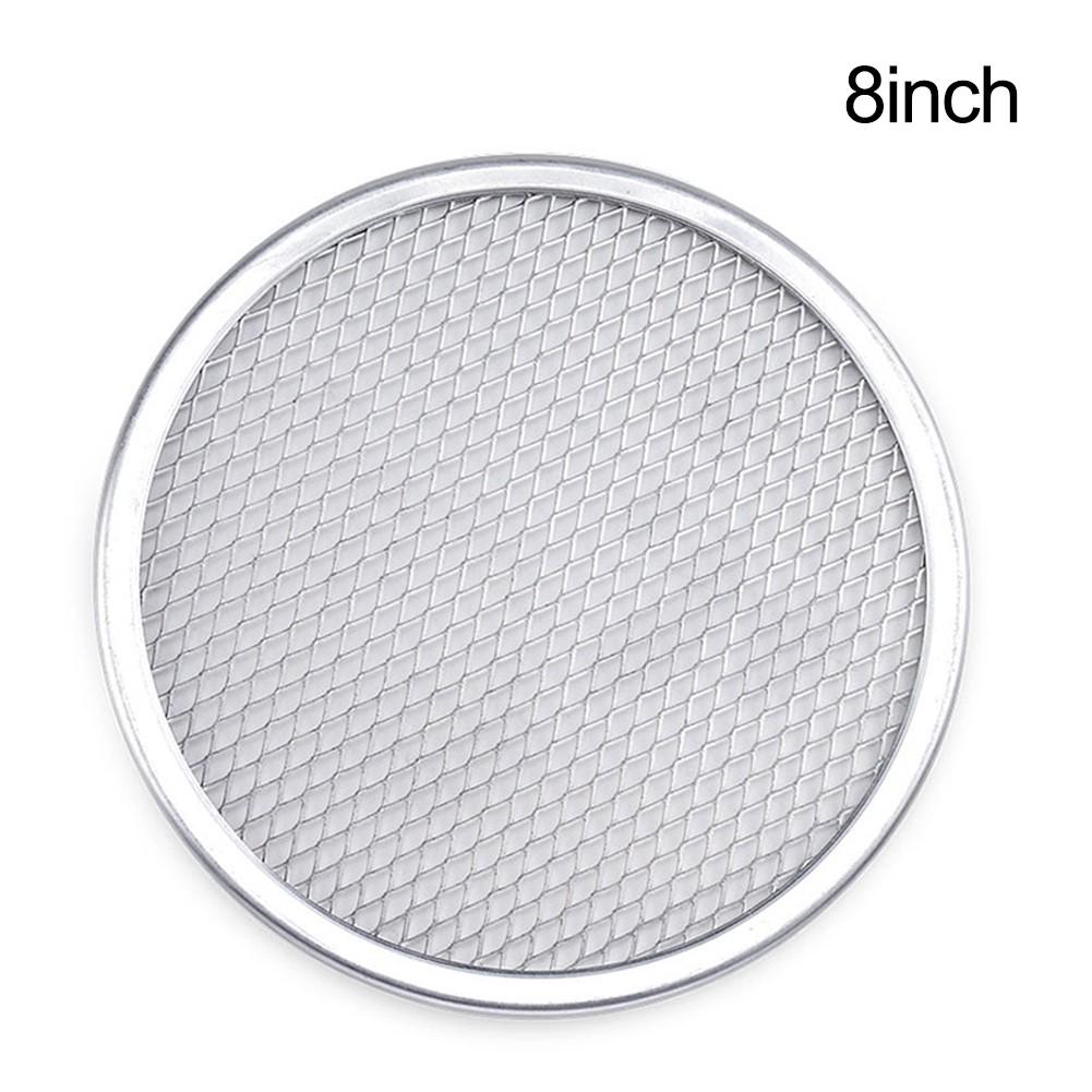 High Quality Aluminum Pizza Pan with Rolled Edge and Ventilation Design