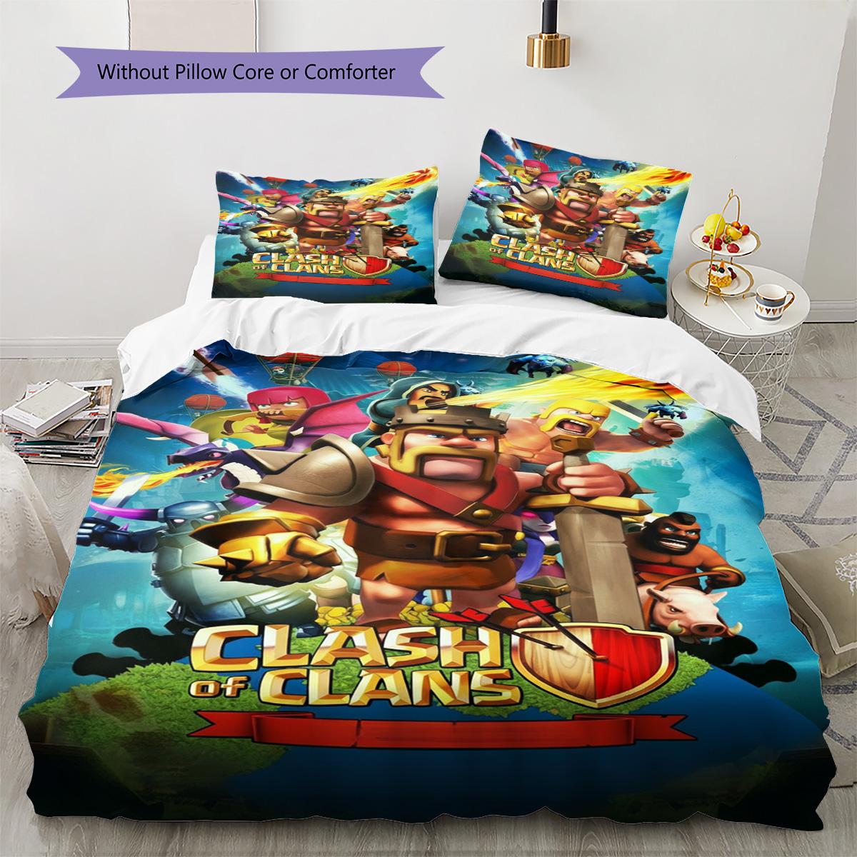 Clash of Clans raksta gultasveļas sega