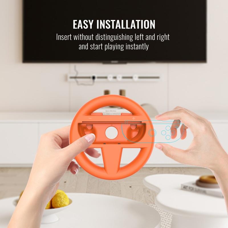 New Gaming accessories for Switch 2 Joy Con for NS 2 Switch 2 Joy Con Controller Grip Racing Wheels Gamepad