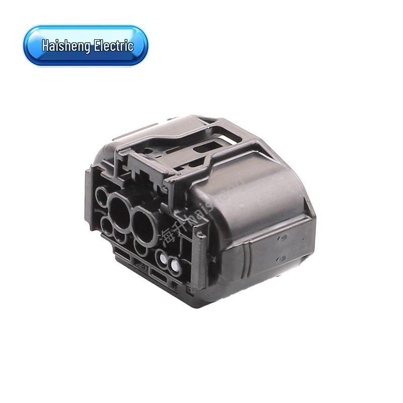 90980-12A23 Black Automotive Wiring Harness Plug with Large and Small Holes