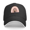 Be Kind Rainbow Heart Minimalist Quote Design Sandwich Baseball Cap Unisex Women Sun Cap Outdoor Workouts Hat