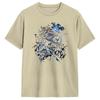 Casual Anime Douma Upper TShirt for Unisex O Neck Pure Cotton T Shirts Short Sleeve Tees Birthday Present Clothes