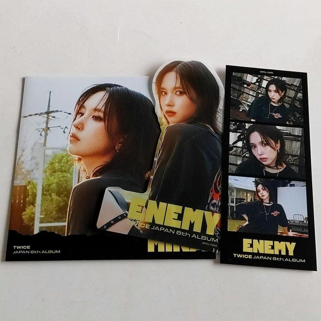 [USED] TWICE ~ Mina ENEMY B-version Includes a Tri-fold Poster and More