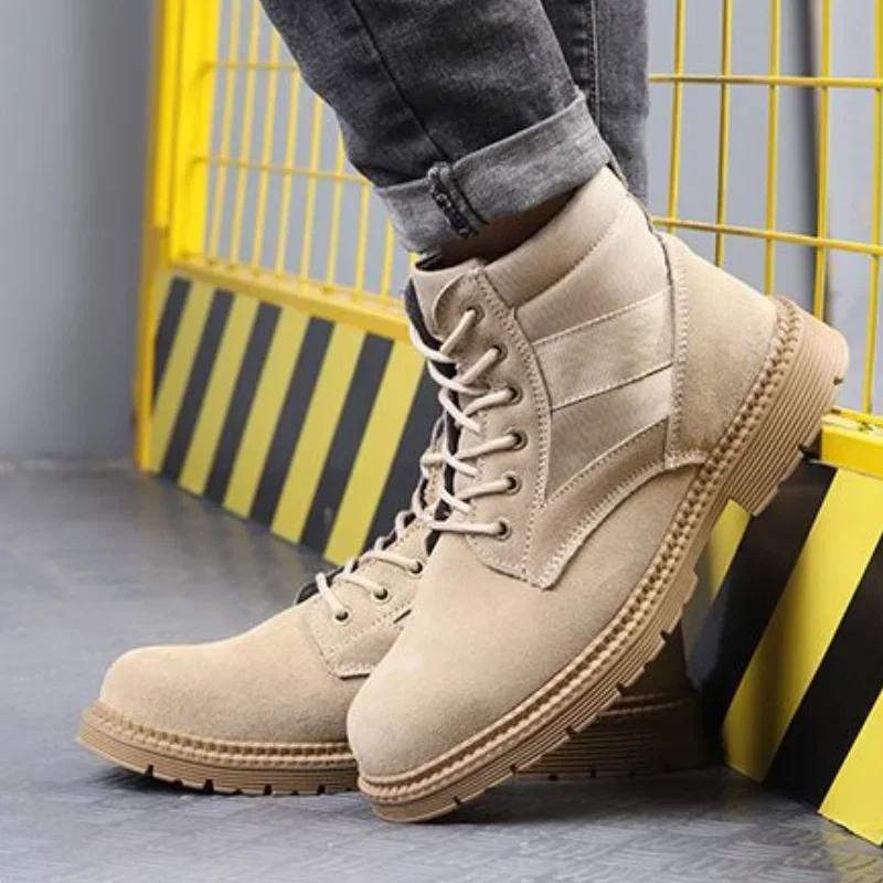 Warm Boots for Men Lightweight Industrial Safety Winter Work Man Shoes Original Deals Non Slip Hot Selling Comfortable Designer