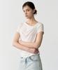 BIBYSEOB Twist Drape T-Shirt White [T62]