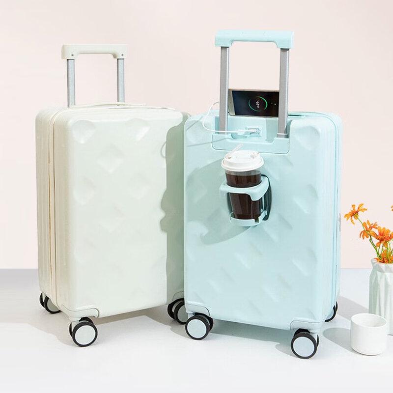 Changbaosen Lightweight Luggage with Cup Holder