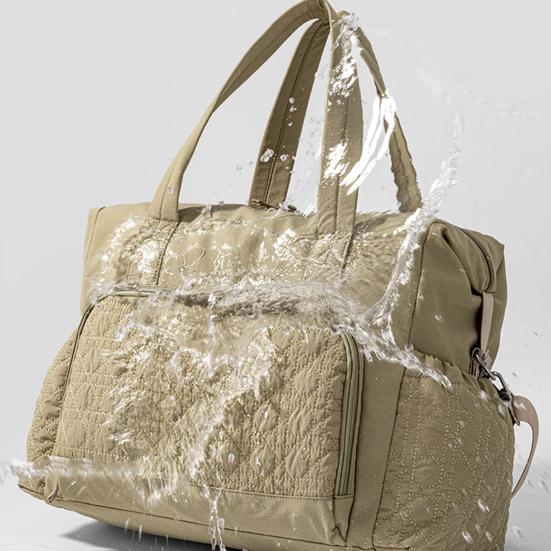 Sports Fitness Bag Waterproof Gym Bag with Multi-Pockets Adjustable Shoulder Strap Versatile Yoga Tote