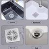 Disposable Drain Filter Net: Anti-Hair, Anti-Insect Floor Drain Sticker for Bathroom Sinks