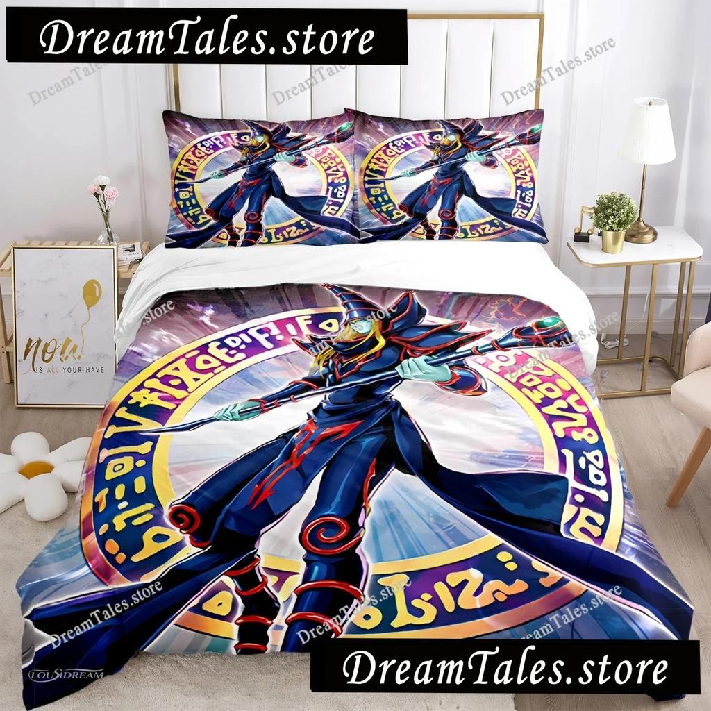 Cartoon Dark Magician Duvet Cover Comforter Fear Bedding Set Soft Quilt Cover And Pillowcases For Teens SingleDoubleQueenKing029