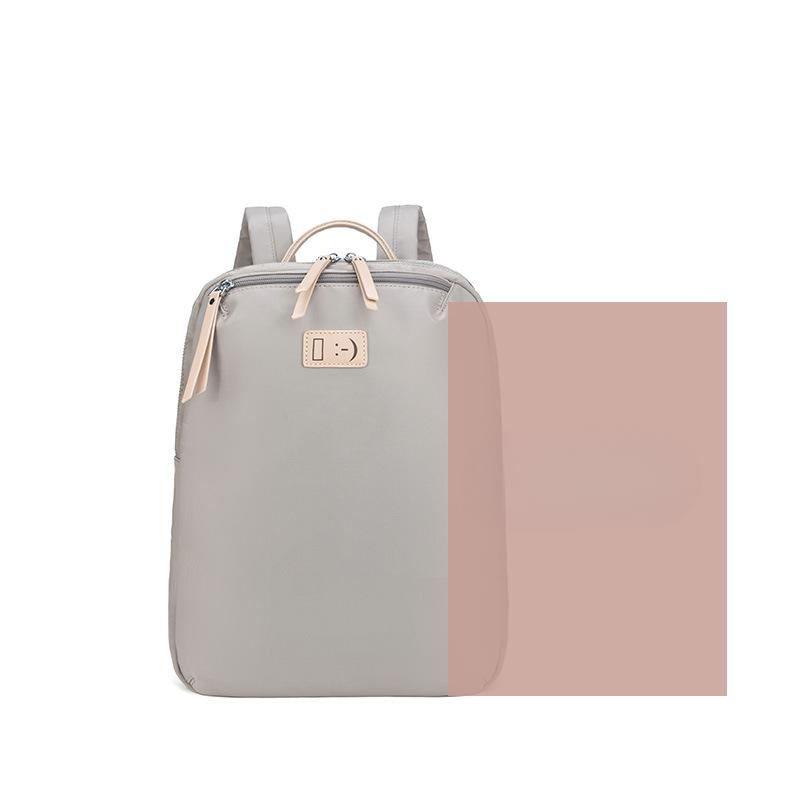 New Trendy Korean Version Simple Spring and Summer Light Commuting Computer Bag Oxford Cloth Backpack Large Capacity Backpack for Women