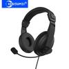 אוזניות משחק S-750 אוזניות חוטיות 3.5 מ"מ עם סרט נשלף אוזניות למשחקים עם מיקרופון אוזניות סטריאו Deep Bass למחשב PC