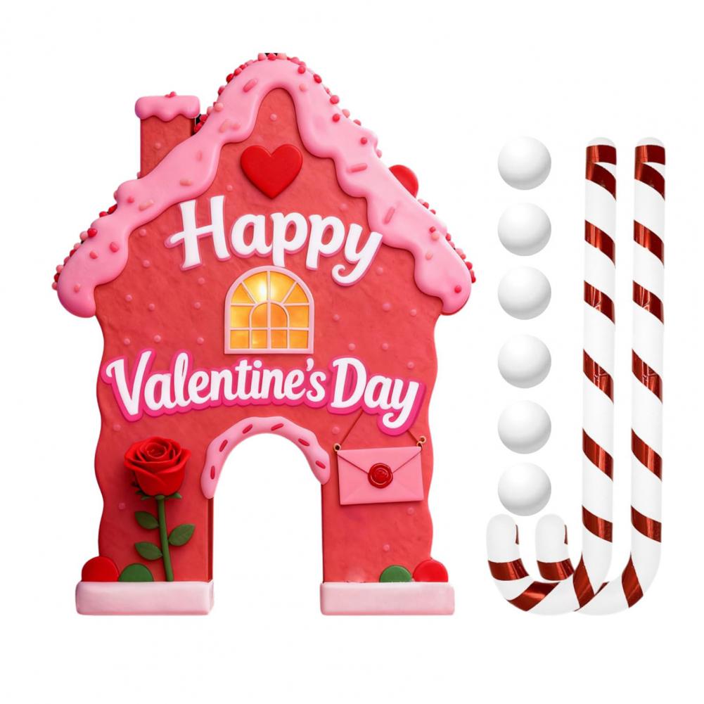 Zestaw do golfa z piernika Dekoracja świąteczna do golfa Zestaw do mini golfa z piernika z kijami w kształcie laski cukrowej Piłkami Impreza świąteczna Wewnątrz