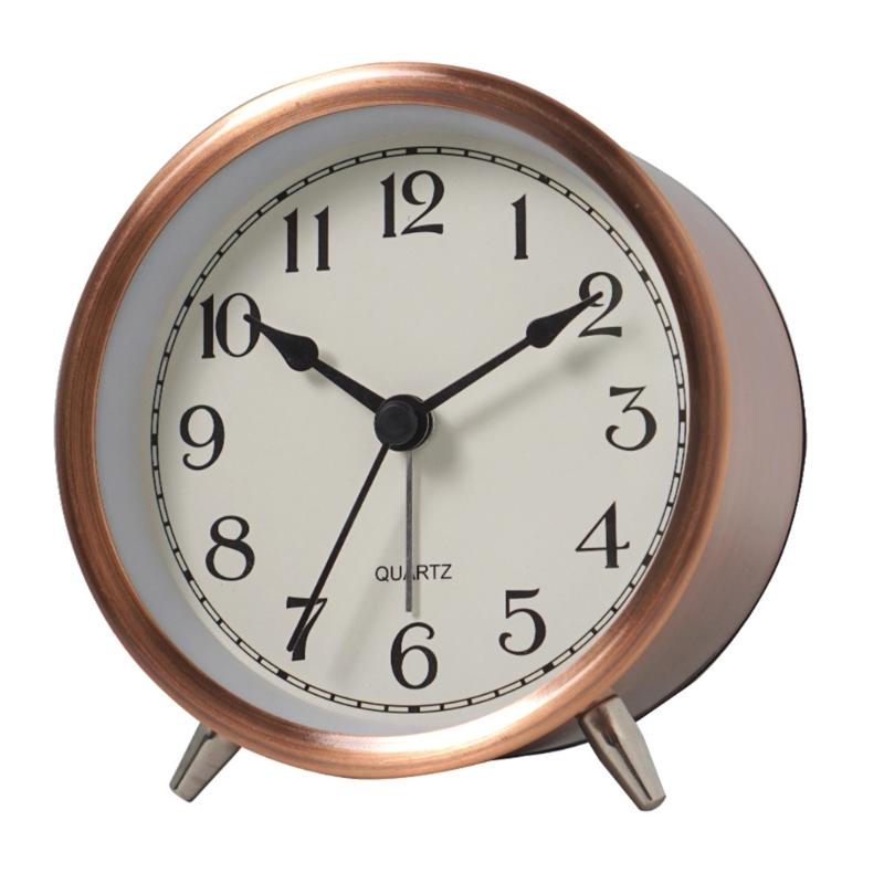 Простые маленькие часы-будильник в скандинавском стиле с беззвучным режимом для студентов, творческих личностей, настольные декоративные часы, прикроватные часы для дома