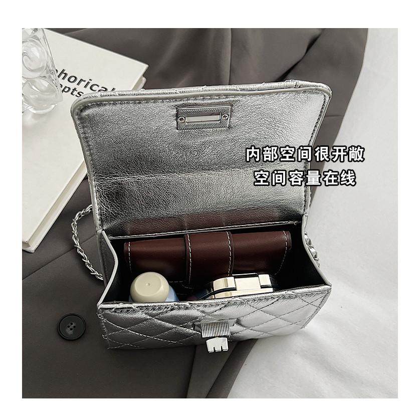 IELGY Модная сумка-мессенджер с цепочкой из бриллиантов на плечо — фото 9