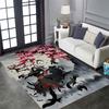 A beautifully designed rug featuring members of the Akatsuki organization from Naruto, suitable for use as a non-slip mat in 003