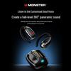 Monster MQO22 Open-Ear Wireless Sport Bluetooth Headphones