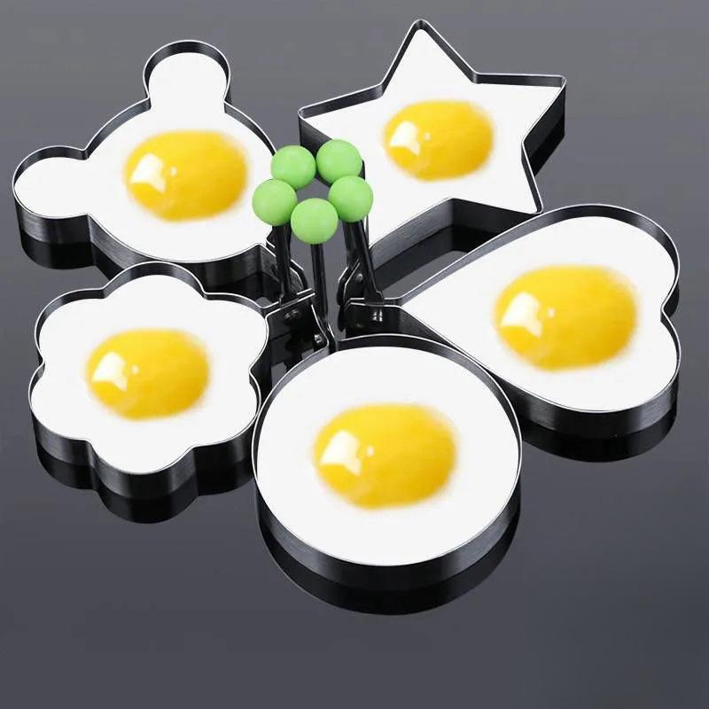 Stainless Steel Egg Frying Mold Diy Egg Frying Model Egg Frying Tool Heart-Shaped Mold Pancake Maker