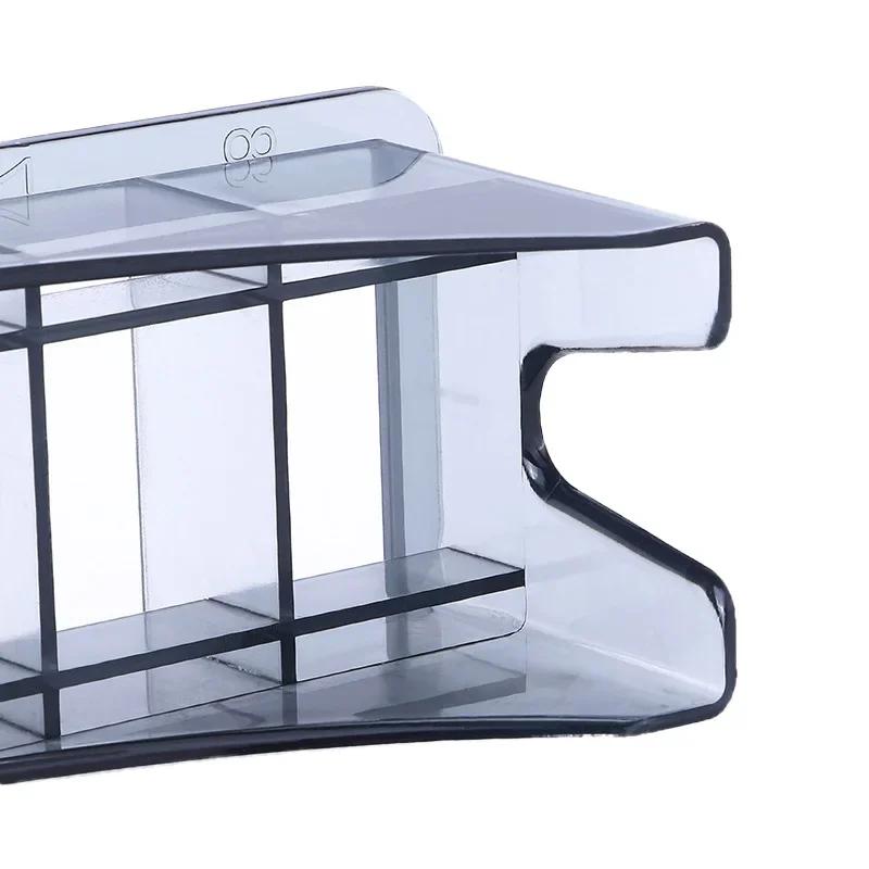 Cutie de Depozitare Bază cu 8 Compartimente Pentru Mașină de Tuns Universală, Piepteni Limitatori, Kit Accesorii Instrumente de Coafat pentru Frizer