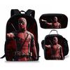 Backpack Satchel Pencil Case Three-Piece Set Student Schoolbag Cartoon Children'S Backpack