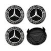 CRI14Pcs 75MM Car Wheel Center Hub Caps for Mercedes Benz GLE GLK SLK CLA CLK W203 W204 W205 W209 W210 W211 W212 AMG Car Ornaments