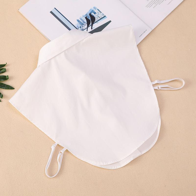 Vielseitiger Reiner Baumwolle Genähter Diamant Falscher Kragen Handgefertigte Diamantdekoration Falscher Hemdkragen Saison Pullover Dekorativer Kragen Damen Falscher Kragen