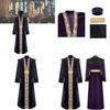 Magical Hogwarts Headmaster Costume For Adults In Velvet Fabric