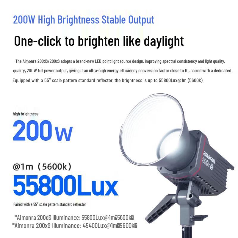 Aputure Amaran 200x S Bi-Color LED Video Light