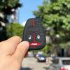 Car Key Caps Case Cover With Keychain Holder For Jeep Grand Cherokee Patriot Compass For Dodge Avenger Caliber For Chrysler 300c