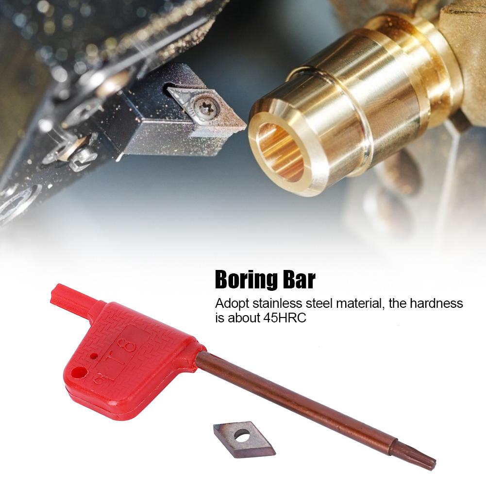 S08KSDUCR07 CNC Lathe Tool Bar DCMT0702 Insert Blade Stainless Steel for Semi Finishing