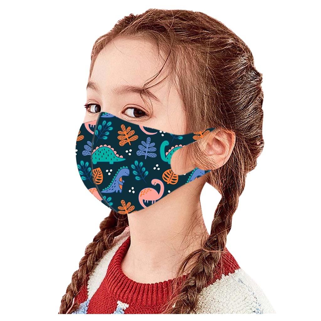 Children's Windproof Reusable Printed Face Mask 1PC