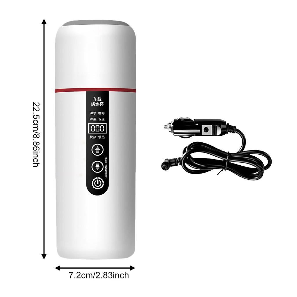 Seyahat Elektrikli Su Isıtıcı Seyahat Kahve Kupası Aile Arabaları Dış Mekan Çalışma İçin