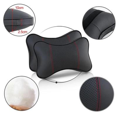 2Pcs Top Quality Car Neck Pillows Headrest Neck Pillow Support Auto Universal Seat Soft Breathable Interior Decoration