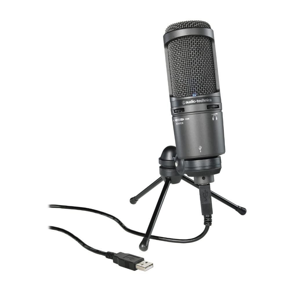 

Microphone Noir Audio-Technica AT2020USB+ чорний