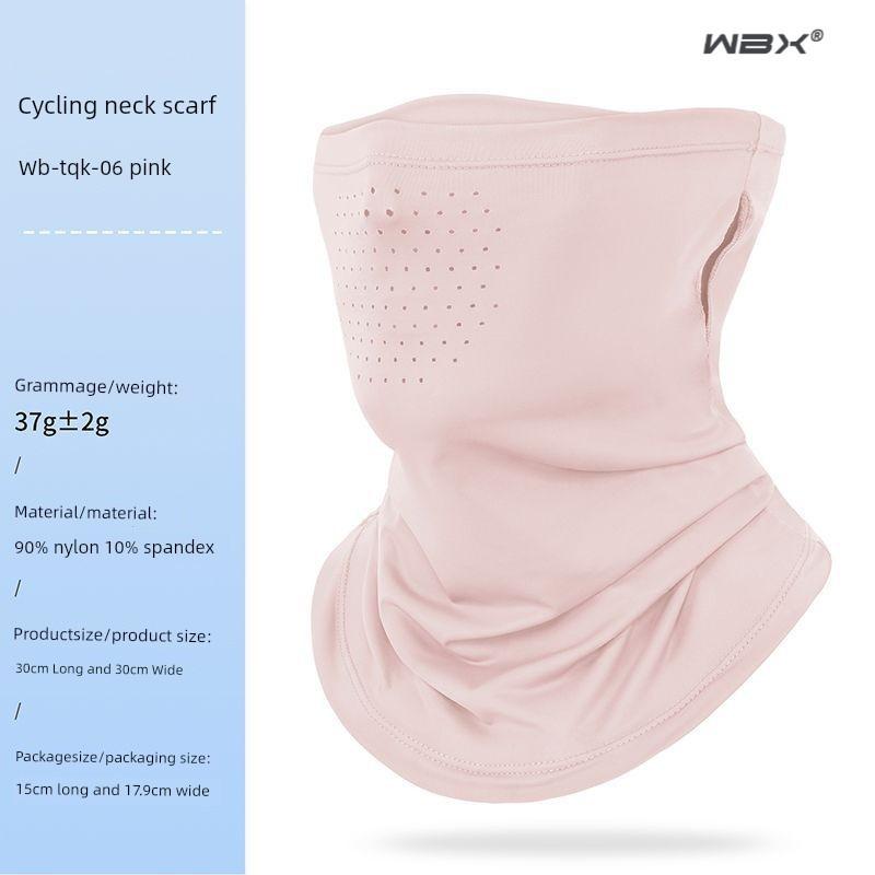 2026 Summer Full Face Neck Protection Ear-Hanging Scarf Magic Headscarf Sunscreen Ice Silk Quick-Dry Breathable Cycling Mask for Men and Women