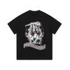 Oversized Vintage Hip Hop Tee Unisex Loose Fit Cotton T-Shirt Streetwear Casual Daily Wear