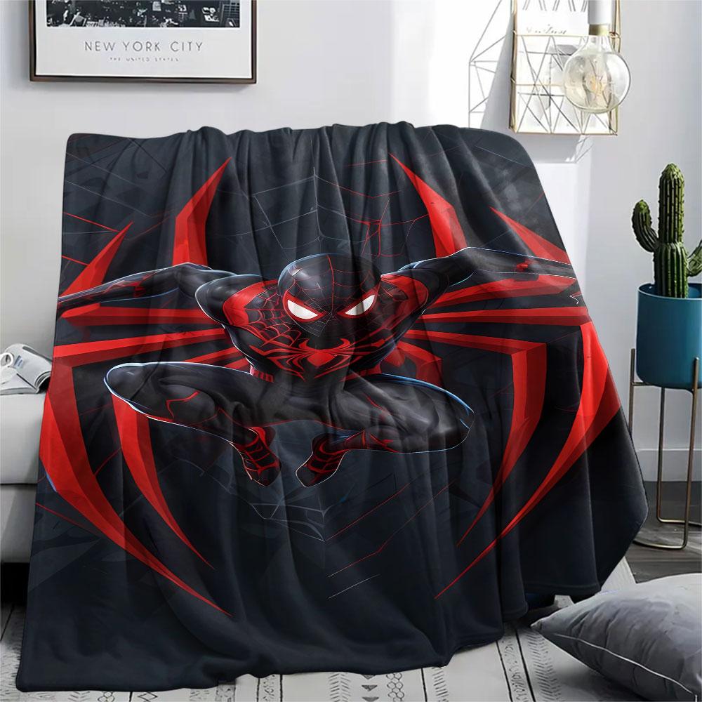 Spider-Man Patterned Comfortable Blanket. Super Soft Fleece, Soft, Comfortable, and Lightweight.Suitable As a Gift